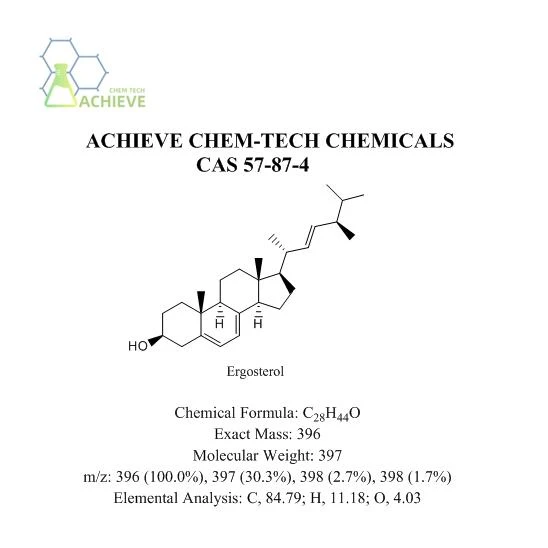 CAS 57-87-4 Ergosterol structure | Shaanxi BLOOM Tech Co., Ltd CAS 57-87-4 Ergosterol structure | Shaanxi BLOOM Tech Co., Ltd