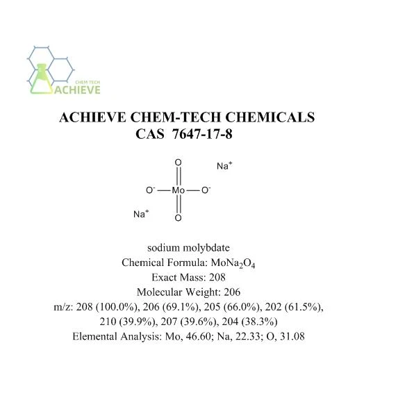 Sodium molybde echimi CASS 7631-95-0