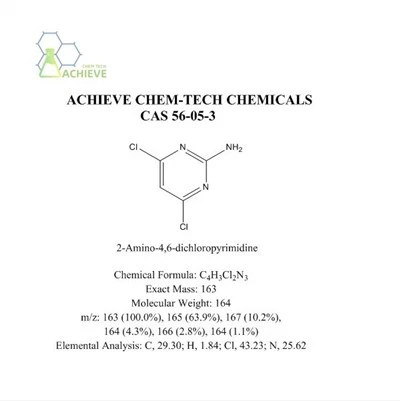 2-aminona-4,6 - dikloropiriidinine CAS 56-05-3
