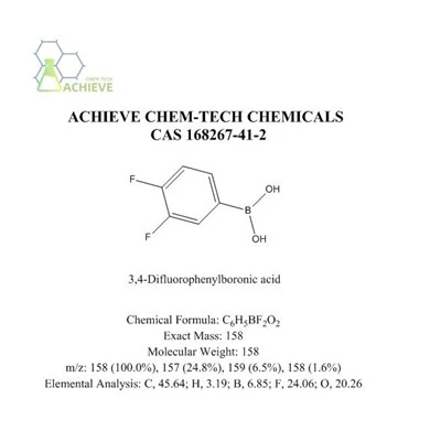 3,4-Difluorofenilboron kislotasi CAS 168267-41-2
