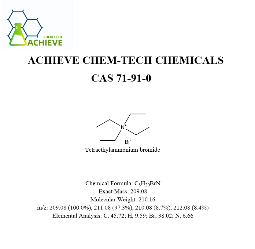 Tetraethylammonium Bromide CAS 71-91-0 | Shaanxi BLOOM Tech Co., Ltd Tetraethylammonium Bromide CAS 71-91-0 | Shaanxi BLOOM Tech Co., Ltd